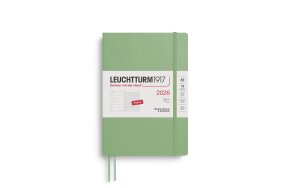 LEUCHTTURM WEEKLY PLANNER 2026 & NB A5 SC 12 MONTHS SAGE 372677